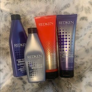 Redkins shampoo,conditioner, mask &smoothing cream